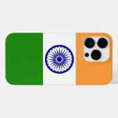 Indiase vlag iPhone hoesje (Achterkant horizontaal)