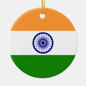 Indiase vlag keramisch ornament (Voorkant)