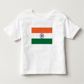 Indiase vlag kinder shirts (Voorkant)