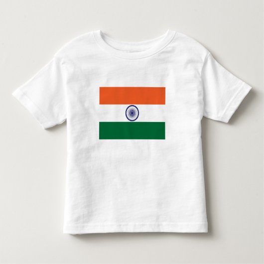 Indiase vlag kinder shirts (Voorkant)