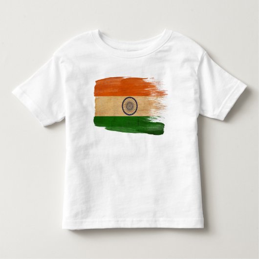 Indiase vlag kinder shirts (Voorkant)
