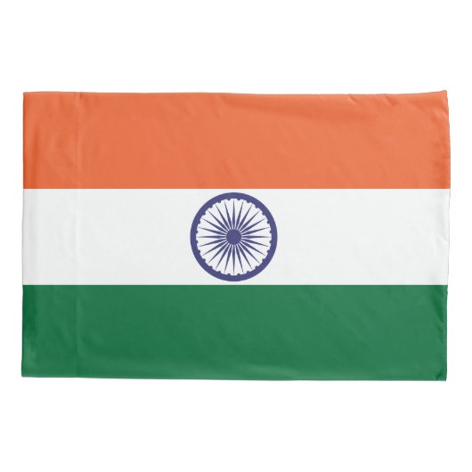 Indiase vlag kussensloop (Achterkant)