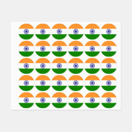 Indiase vlag labels