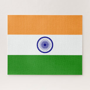 Indiase vlag legpuzzel