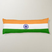 Indiase vlag lichaamskussen (Achterkant)
