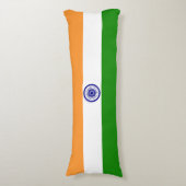 Indiase vlag lichaamskussen (Voorkant Verticaal)