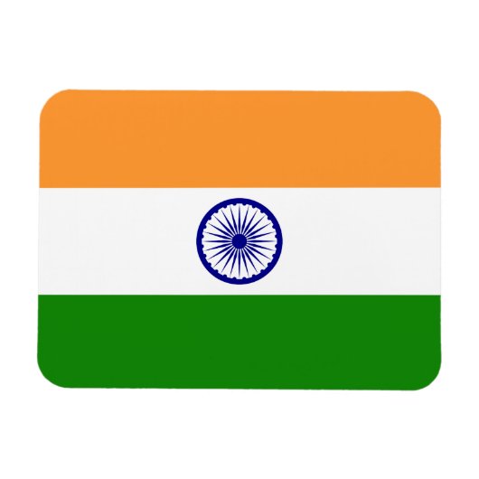 Indiase vlag magneet (Horizontaal)