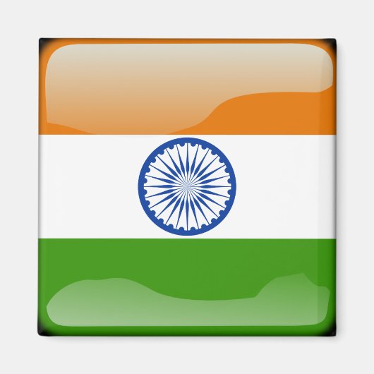 Indiase vlag magneet (Voorkant)