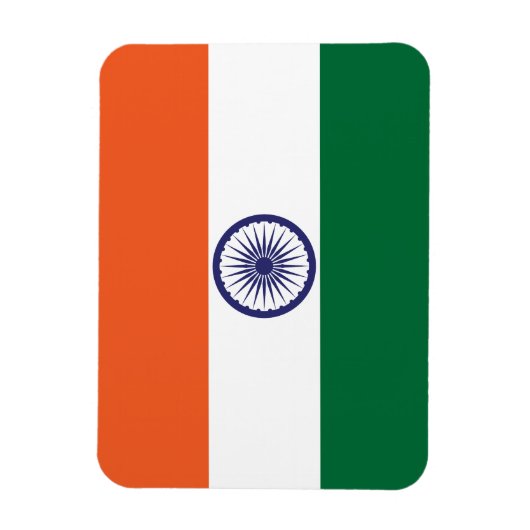 Indiase vlag magneet (Verticaal)