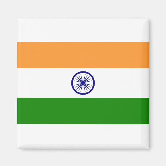 Indiase vlag magneet (Voorkant)