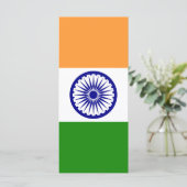 Indiase vlag menu (Staand voorkant)