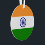 Indiase vlag ornament<br><div class="desc">Zoek "wowsmiley" voor meer producten zoals deze.</div>