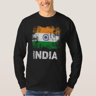 Indiase vlag Patriottische Indiase vlag T-shirt