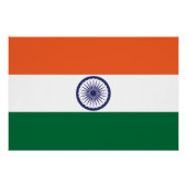 Indiase vlag perfect poster (Voorkant)