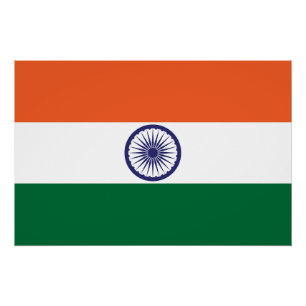 Indiase vlag perfect poster