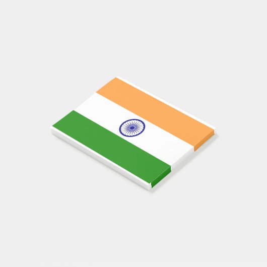Indiase vlag post-it® notes (Schuin)