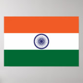 Indiase vlag poster (Voorkant)