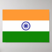 Indiase vlag poster (Voorkant)