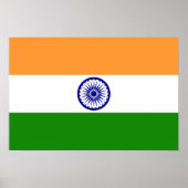 Indiase vlag poster (Voorkant)