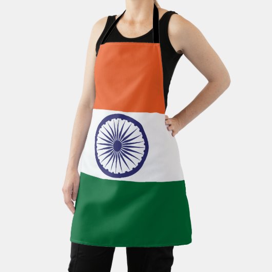 Indiase vlag schort (Insitu)