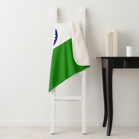 Indiase vlag sherpa deken (In situ)