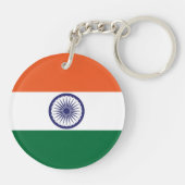 Indiase vlag sleutelhanger (Achterkant)