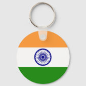 Indiase vlag sleutelhanger (Voorkant)