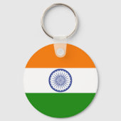 Indiase vlag Sleutelhanger (Voorkant)