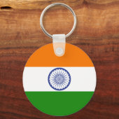 Indiase vlag Sleutelhanger (Voorkant)