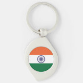Indiase vlag sleutelhanger (Voorkant)