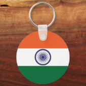 Indiase vlag sleutelhanger (Voorkant)