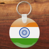Indiase vlag sleutelhanger (Voorkant)