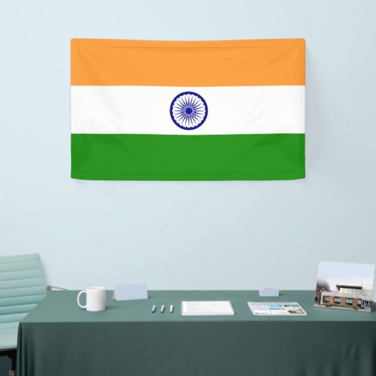 Indiase vlag spandoek (Beurs)