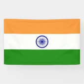 Indiase vlag spandoek (Horizontaal)