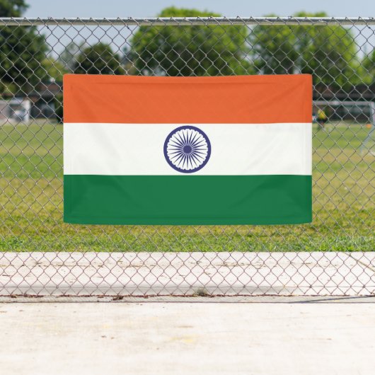 Indiase vlag spandoek (Insitu)
