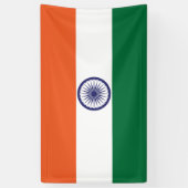 Indiase vlag spandoek (Verticaal)
