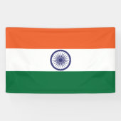 Indiase vlag spandoek (Horizontaal)
