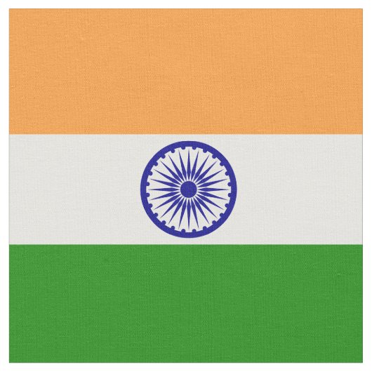 Indiase vlag stof (Close Up)