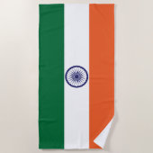 Indiase vlag strandlaken (Voorkant)