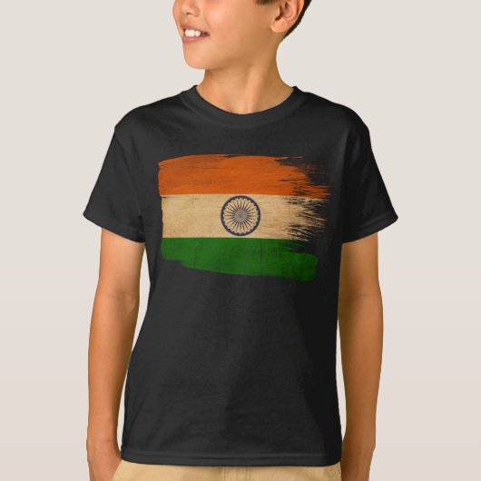Indiase vlag t-shirt (Voorkant)