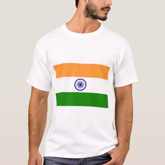 Indiase vlag t-shirt (Voorkant)