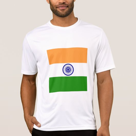 Indiase vlag t-shirt (Voorkant)