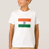 Indiase vlag t-shirt (Voorkant)