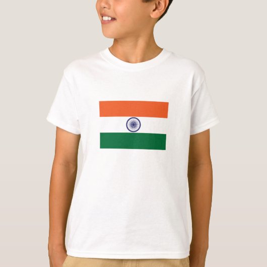 Indiase vlag t-shirt (Voorkant)