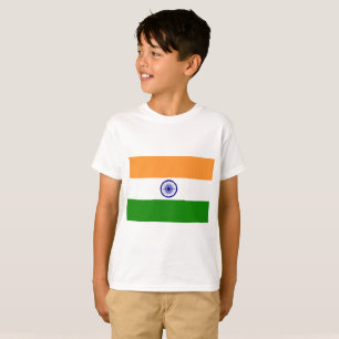 Indiase vlag t-shirt
