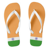 Indiase vlag teenslippers (Voetbed)