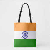 Indiase vlag tote bag (Voorkant)