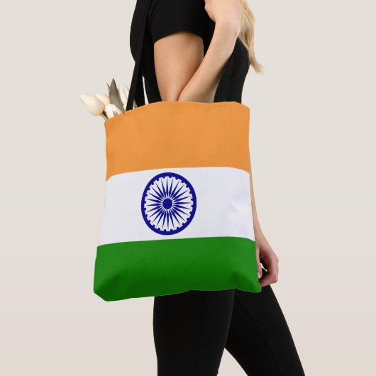Indiase vlag tote bag (Dichtbij)