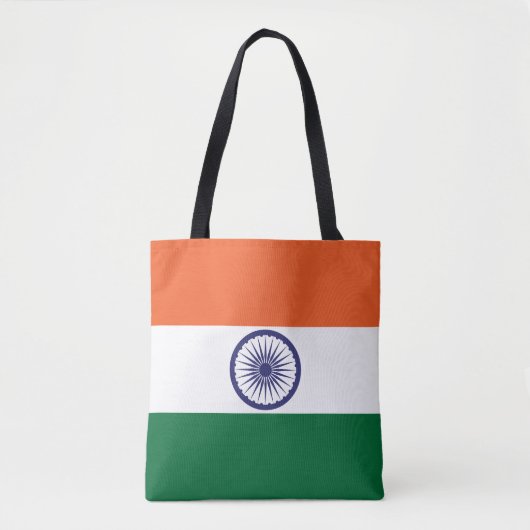 Indiase vlag tote bag (Voorkant)
