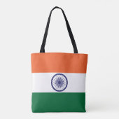 Indiase vlag tote bag (Achterkant)